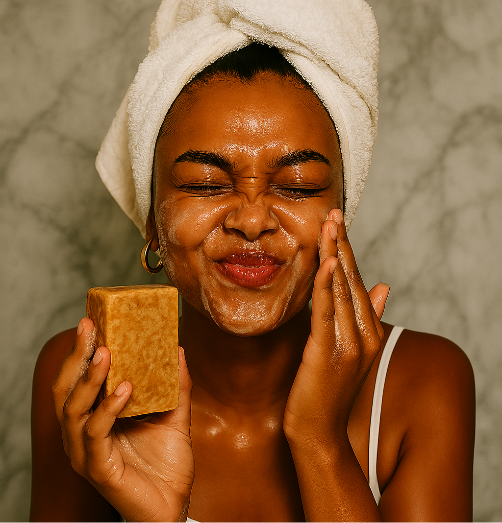 African Black Soap Bar – 120g